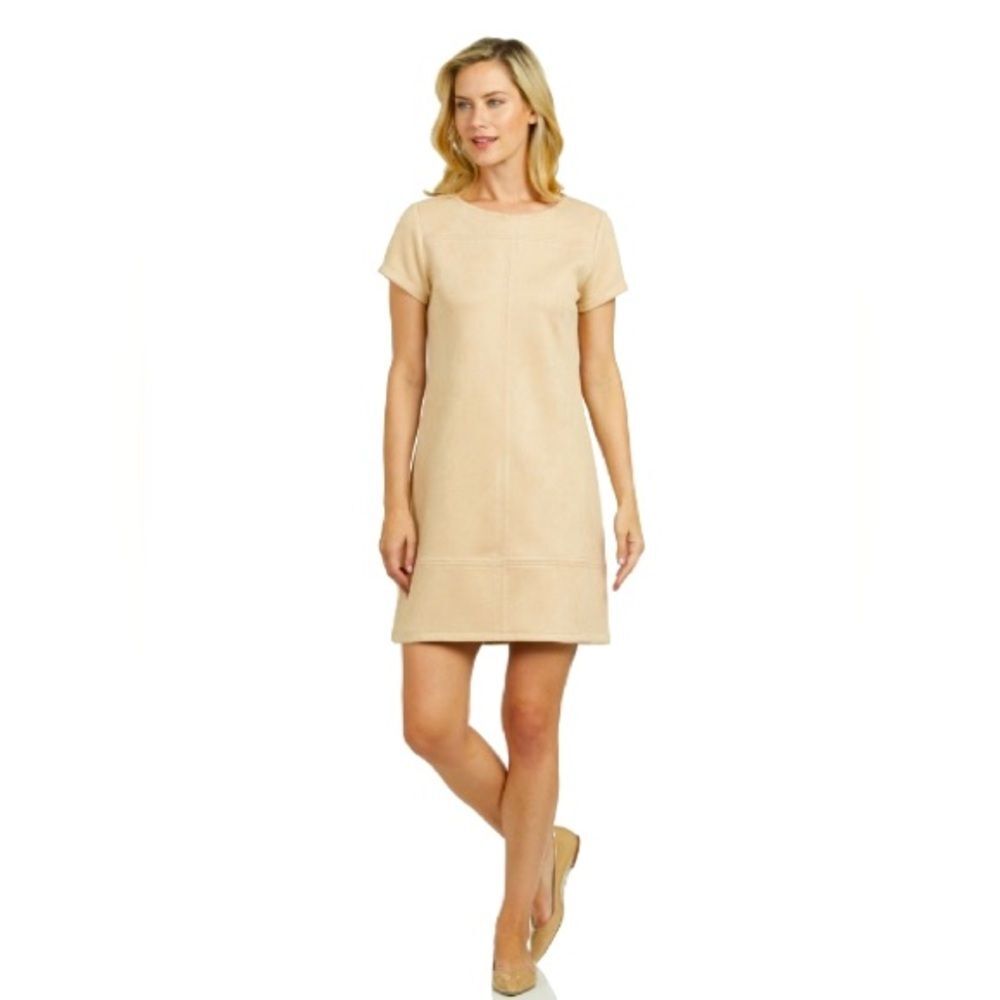Jude Connally Faux Suede Shift Dress Fall Photos Small